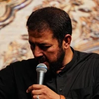 تصویر حاج عبدالله باقری - همه با دامن آتش گرفته رو به گودالن