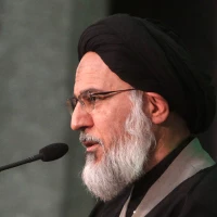 تصویر آیت الله سید محمدمهدی میرباقری - شب شهادت امام حسن