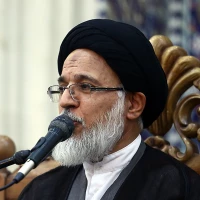 تصویر آیت الله سید محمدمهدی میرباقری - جلسه جمکران