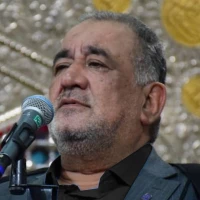 تصویر حاج علی ملائکه - نور باشد سایه‌ای در پای دیوار شما